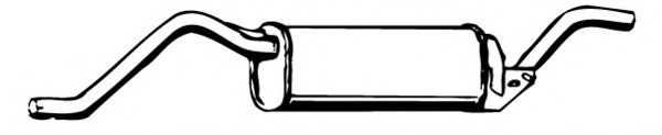 WALKER 06168 End Silencer